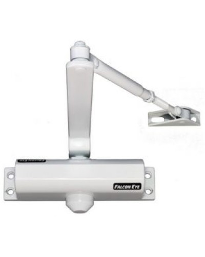 Доводчик дверной Falcon Eye FE-B3W (белый) в Ижевске Доводчики Pintop.ru