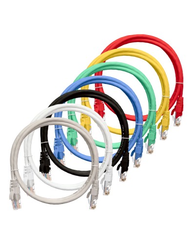 Шнур коммутационный 2хRJ45/8P8C U/UTP кат.5е (NMC-PC4UD55B-030-BK) NIKOMAX (3 м) в Ижевске Патчкорды (медные) Pintop.ru