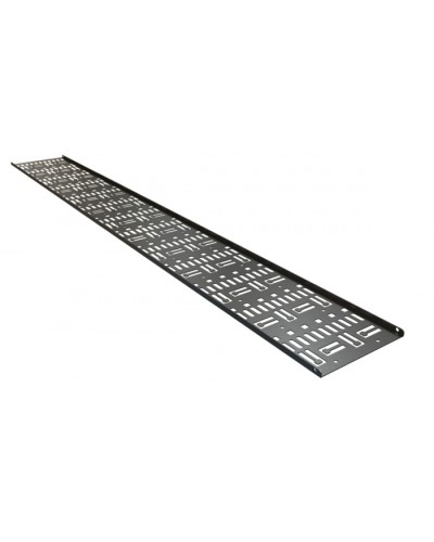 Кабельный канал вертикальный перфорированный, 47U Hyperline CDV-150x9-47U-RAL9005 в Ижевске Аксессуары для стоек и шкафов Pintop.ru