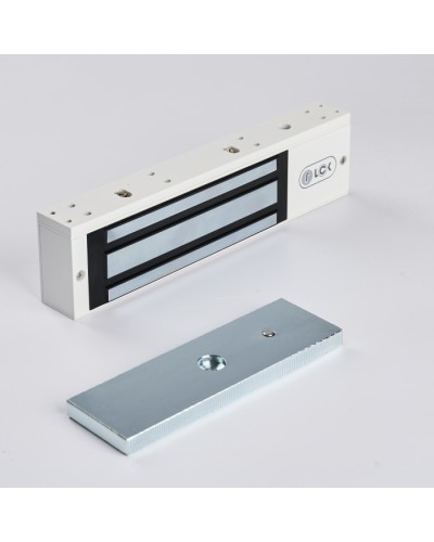 R-Lock RL-EM350-L0W - Электромагнитный замкок, 350кг, DC12/24B, цвет белый, RAL9016(белый) в Ижевске Электромагнитные замки Pintop.ru