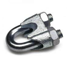 Зажим троса одинарный D5мм тип "Слоник" DIN 741 (100 шт/уп) Промрукав (PR08.3893)