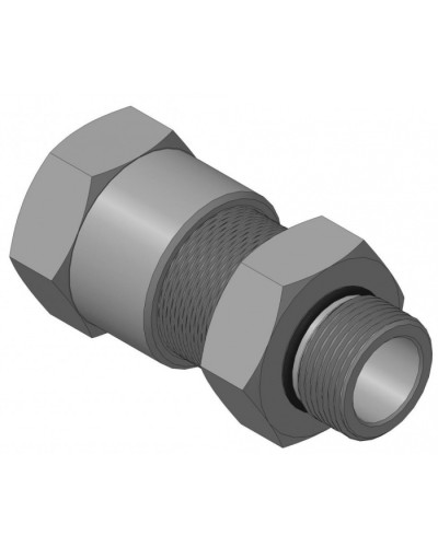 Кабельный ввод с резьбой G3/4 для открытой прокладки кабеля с проходным диаметром d=12-16 мм Спектрон КВН-16-М-G3/4 в Ижевске Аксессуары для кабель-канала Pintop.ru