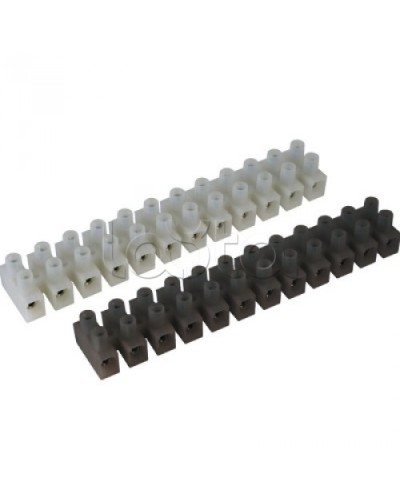 Клемник полипропилен черный, 12р,450V, 24A, 4 мм.кв DKC 43212PL/R в Ижевске Клеммные колодки Pintop.ru