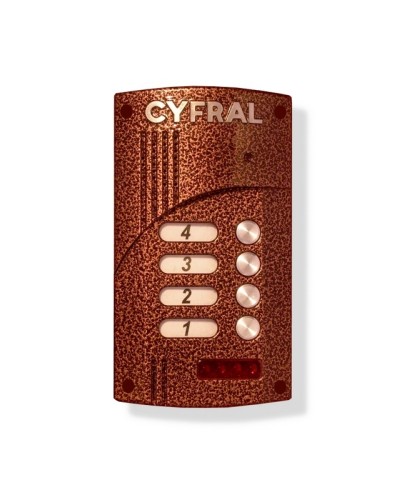 Малоабонентный блок вызова прямой адресации Цифрал M-4.1M в Ижевске Блоки вызова многоабонентные Pintop.ru