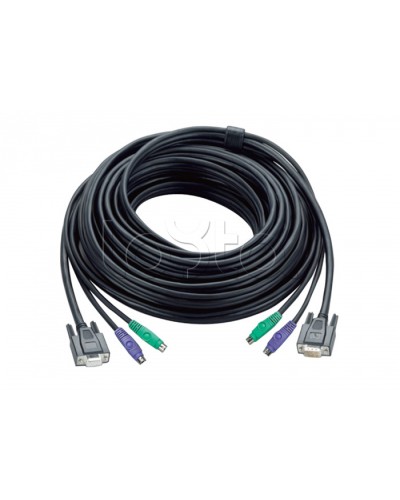 КВМ-кабель с интерфейсами PS/2, VGA (10м) ATEN 2L-1010P в Ижевске Видеоусилители, Модуляторы, Делители Pintop.ru