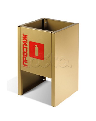 Подставка напольная ПРЕСТИЖ золото под 1 огнетушитель ПОЖТЕХНИКА в Ижевске Аксессуары для огнетушителей Pintop.ru