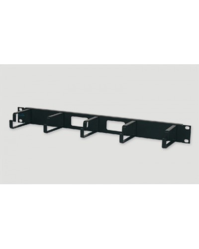 Кабельный органайзер 1U, с металлическими кольцами Eurolan 25B-1U-02BL в Ижевске Кабельные органайзеры Pintop.ru