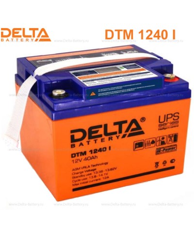 Аккумулятор свинцово-кислотный Delta DTM 1240 I в Ижевске Электротехническое оборудование Pintop.ru