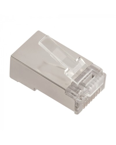 Коннектор RJ45 тип EZ, 8P8C, STP, Cat.5e, универсальный, 50 микрон,100 шт. LANMASTER (LAN-EZ45-8P8C/S5E-100) в Ижевске Коннекторы и разъемы Pintop.ru