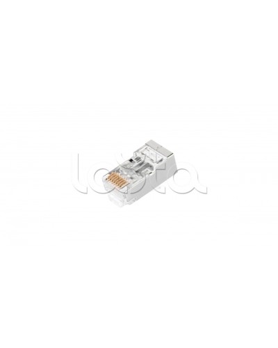 Коннектор NIKOMAX RJ45/8P8C под витую пару, Кат.5е (Класс D), уп-ка 100шт. (NMC-RJ88RZ50SD1-PT-100) в Ижевске Коннекторы и разъемы Pintop.ru