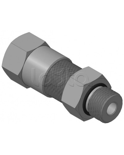 Кабельный ввод с резьбой G1/2 мм для прокладки кабеля в металлорукаве РЗ-ЦП-10, с уплотнением кабеля и проходным диаметром кабеля d=2-6 мм Спектрон КВМ-10/6-М-G1/2 в Ижевске Аксессуары для кабель-канала Pintop.ru