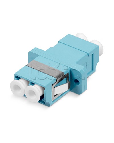 Проходной соединитель LC-LC duplex MM Cabeus (DLC-DLC-MM-OM3) в Ижевске Проходные адаптеры и розетки оптические Pintop.ru