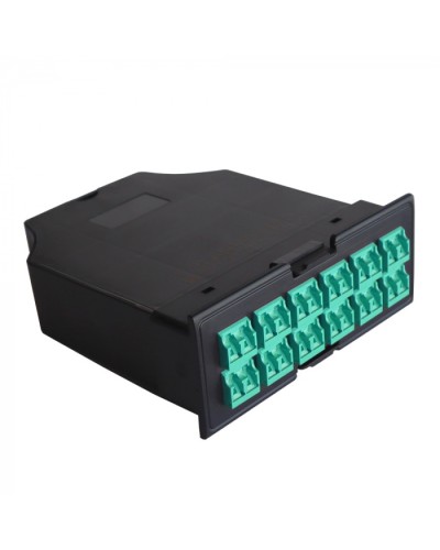 MPO кассета OM3, для LAN-FRM-PP-STP/1U, 24xLC, тип B, черная LANMASTER (LAN-FRM-IN-2MB-24LC/OM3) в Ижевске Патч-корды оптические Pintop.ru