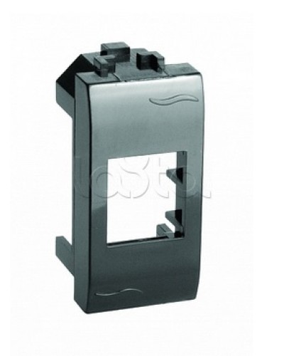 Адаптер для информационных разъемов Keystone, черный, 1мод. DKC (77607N) в Ижевске Аксессуары для стоек и шкафов Pintop.ru