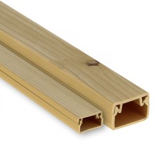 Канал кабельный (12х12) (120 м) светлое дерево EKF-Plast (kk-12-12w)