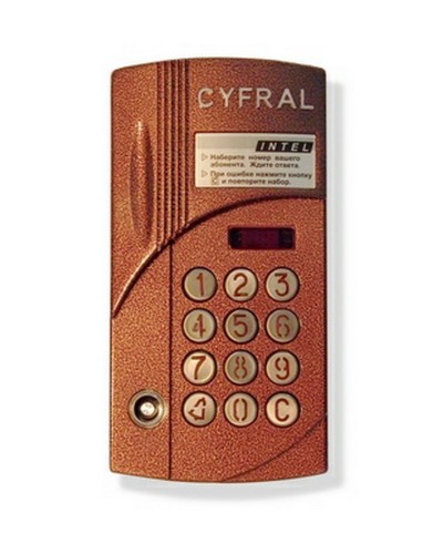 Блок вызова аудиодомофона на 400 абонентов Цифрал ИНТЕЛ в Ижевске Блоки вызова многоабонентные Pintop.ru