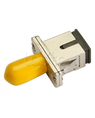 Соединитель проходной ST-SC, SM(для одномодового кабеля), simplex Cabeus ST-SC-SM в Ижевске Проходные адаптеры и розетки оптические Pintop.ru