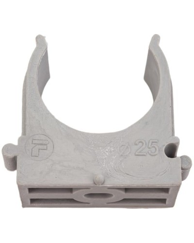 Крепёж-клипса для труб ø25 мм, серая (100 шт/уп)Rexant (28-0125-2) в Ижевске Держатели, клипсы, скобы Pintop.ru