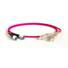 Патч-корд волоконно-оптический Hyperline FC-D2-504-LC/PR-SC/PR-H-5M-LSZH-MG