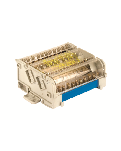 Блок распределительный на DIN рейку 2р 125А, 7х6мм 2х7,5мм 2x9мм DKC BD125112 в Ижевске Аксессуары для лотков Pintop.ru