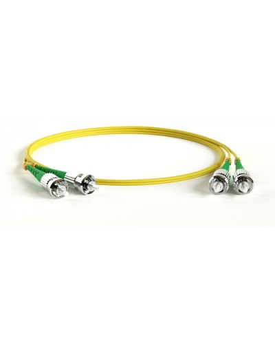 Патч-корд волоконно-оптический Hyperline FC-D2-9-ST/AR-ST/AR-H-2M-LSZH-YL в Ижевске Патч-корды оптические Pintop.ru