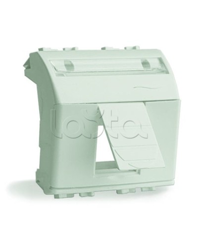 Адаптер для информационных разъемов Keystone, белый, 2 мод DKC 76613B в Ижевске Аксессуары для кабель-канала Pintop.ru