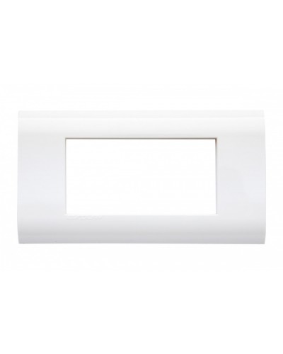 Рамка для модулей 22,5x45,0 мм 4 модуля, белая Eurolan (16M-00-04WT) в Ижевске Комбинированные настенные розетки Pintop.ru