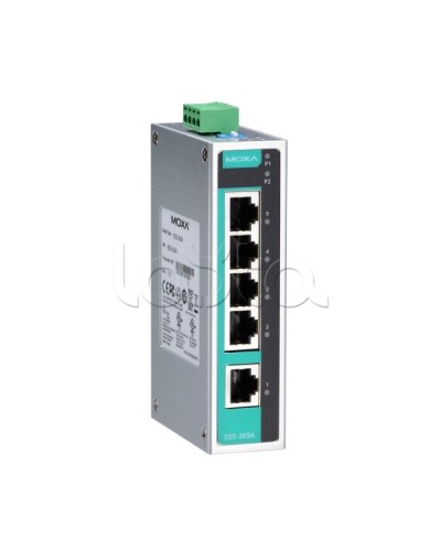 Коммутатор неуправляемый промышленный 5-портовый Moxa EDS-205A-T в Ижевске Коммутаторы Pintop.ru