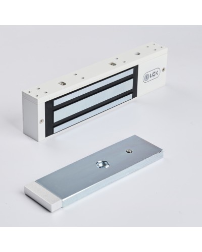 R-Lock RL-EM350-LSW - Электромагнитный замкок, 350кг, DC12/24B, цвет белый, RAL9016(белый), два датчика втроены в корпус замка: датчик Холла и магнито-контактный датчик в Ижевске Электромагнитные замки Pintop.ru