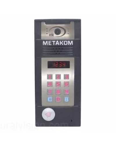 Многоабонентый антивандальный блок вызова со встроенной гибридной видеокамерой Метаком в Ижевске Блоки вызова многоабонентные Pintop.ru