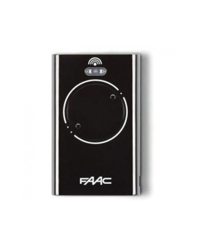 Брелок-передатчик 2-канальный Faac 7870091 (черный) в Ижевске Устройства радиоуправления для шлагбаумов и автоматики Pintop.ru