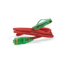 Патч-корд Hyperline PC-LPM-UTP-RJ45-RJ45-C6a-0.5M-LSZH-RD
