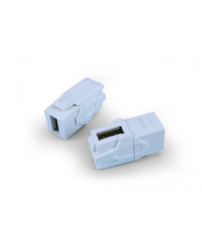 Вставка формата Keystone Jack Hyperline (KJ1-USB-VA3-WH) в Ижевске Кроссы оптические Pintop.ru