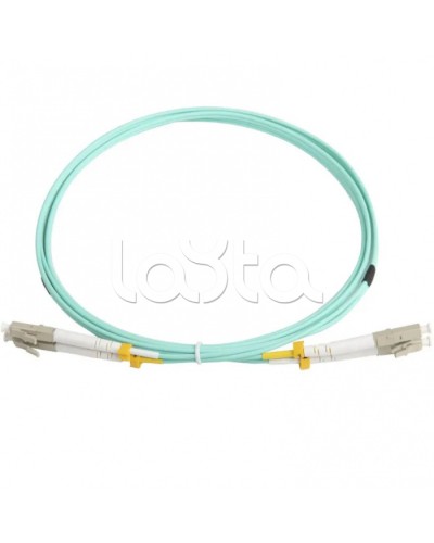 Патч-корд волоконно-оптический MM 50/125(OM3), LC-LC, duplex, LSZH, 2 м Hyperline FC-D2-503-LC/PR-LC/PR-H-2M-LSZH-AQ (FC-503-LC-LC-10G-2M) в Ижевске Патч-корды оптические Pintop.ru