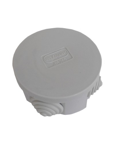 Коробка распределительная о/п с крышкой D65х35 мм, 4 вых. Экопласт 44004 в Ижевске Распределительные коробки Pintop.ru