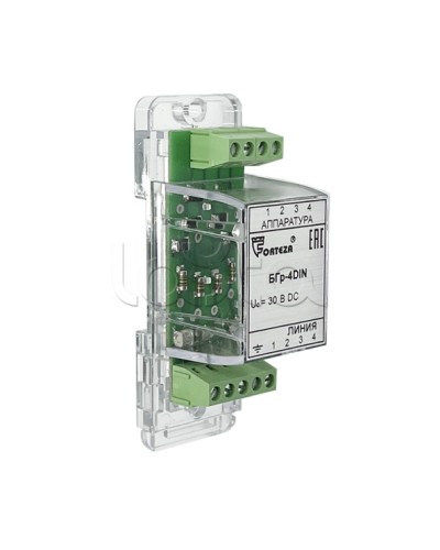 Устройство защиты от импульсных перенапряжений Forteza Блок БГр-4DIN в Ижевске Устройства защиты операционных процессоров (ОПС) Pintop.ru