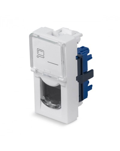 Модуль Keystone Jack RJ-45(8P8C), 180 градусов, категория 6 Cabeus (KJ-RJ45-Cat.6-180T-FP-L-22,5) в Ижевске Модули Keystone Pintop.ru