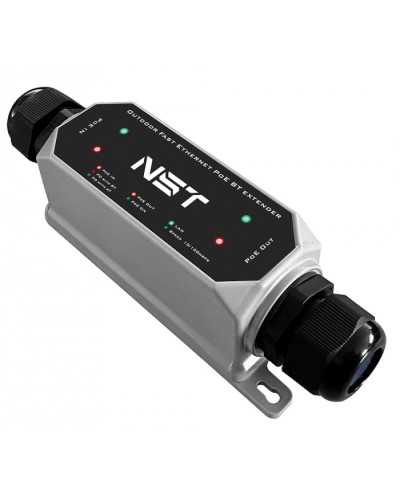 Уличный Ultra PoE удлинитель Fast Ethernet до 250м на 1 порт NST NS-EX-1FP/W в Ижевске Дополнительное оборудование для сетей Pintop.ru