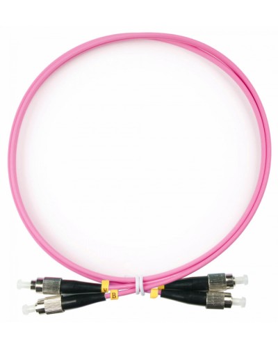 Шнур оптический duplex FC-FC 50/125 mm OM4 1м LSZH в Ижевске Патч-корды оптические Pintop.ru