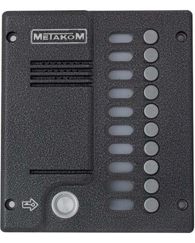 Блок вызова домофона Метаком MК10.2-TM4EVN в Ижевске Вызывные видеопанели малоабонентные Pintop.ru