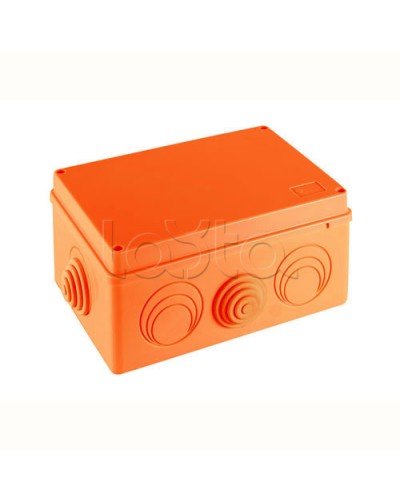 JBS210 Коробка огн. E110, о/п 210х150х100мм, без галогена,8 вых., IP55, 10P, (1,5-10 мм2), цвет оранж. Экопласт (43376HF) в Ижевске Коробки (ОКЛ) Экопласт Pintop.ru