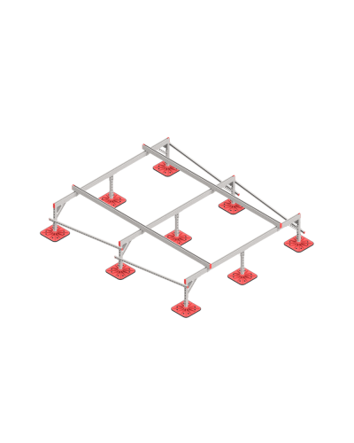 Опорная конструкция для установки оборудования TECHNORAPTOR FOOT 2500х3000 тип 1 HD КМ-профиль (KM-TR-F-SSEI-2500-3000-1 HD) в Ижевске Системы видеонаблюдения Pintop.ru