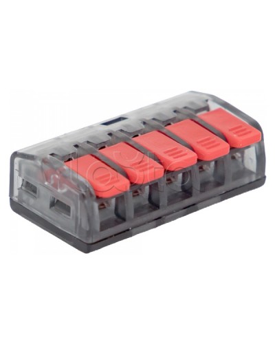 Клемма СМК 221-415 5 отверстий 0.2-4.0 мм2 (50шт.) EKF PROxima (plc-smk-221-415) в Ижевске Клеммные колодки Pintop.ru