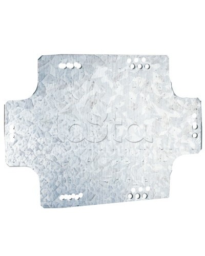 Монтажная пластина из оцинк. стали 206х164х1,5мм, для коробок 240х190мм DKC 59607 в Ижевске Крепежные изделия Pintop.ru