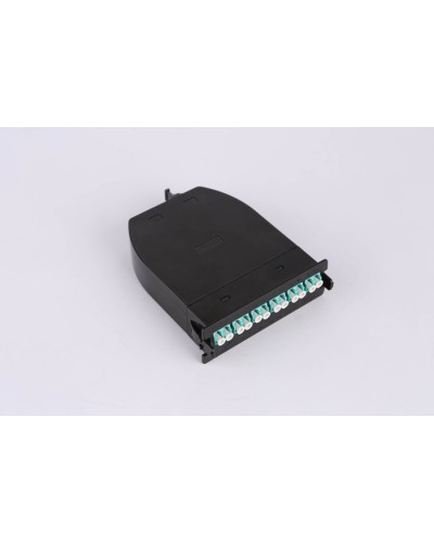 MPO кассета OM4, 12xLC, тип B, низкие потери, черная LANMASTER LAN-MCSB-1M-12LC/OM4 в Ижевске Коннекторы Pintop.ru