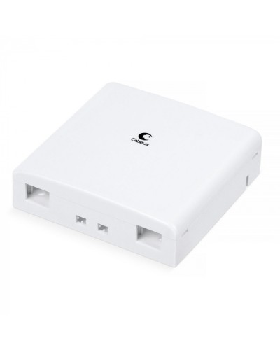 Корпус внешней оптической настенной розетки на 2 SC/LC Cabeus (OB-2SC/LC) в Ижевске Кросс оптический Pintop.ru