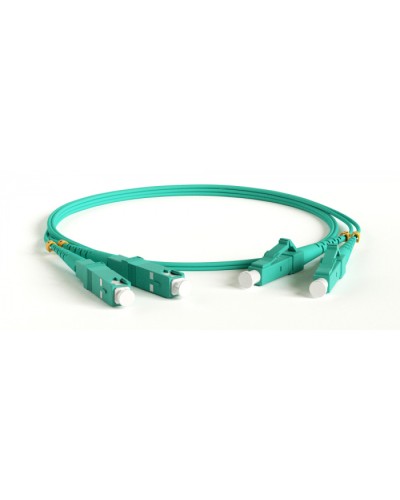 Патч-корд волоконно-оптический Hyperline FC-D2-503-FC/PR-ST/PR-H-15M-LSZH-AQ в Ижевске Патч-корды оптические Pintop.ru