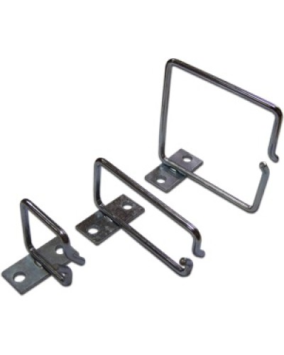 Скоба-органайзер металлическая для установки на 19 профиль, 80х80 мм TWT TWT-RING-M80x80 в Ижевске Кабельные органайзеры Pintop.ru