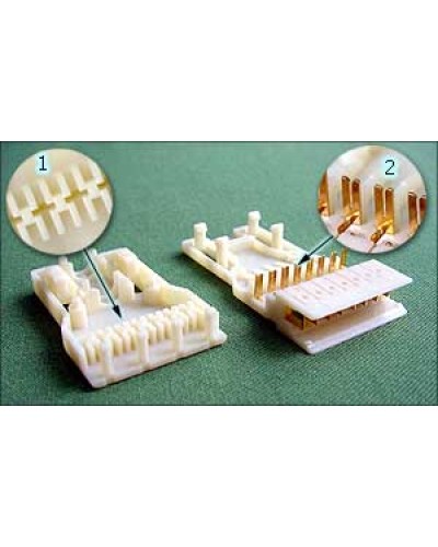 Вилка 4 пары 110 типа LANMASTER LAN-S110P4 в Ижевске Коннекторы Pintop.ru