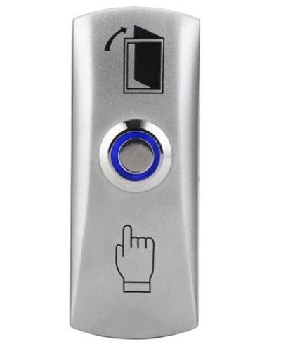 Кнопка выхода металлическая накладная AccordTec AT-H805A LED в Ижевске Кнопки выхода Pintop.ru